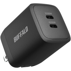 obt@[ [d Type-C 65W USB PD Power Delivery 3.0 PPS }[d GaN KE ܂ݎ RZg vO PSEK BSACPD6505C2BK