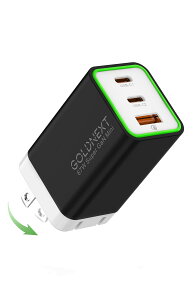 67W }[d type-c ^Cvc USB PD[d yʁEɏ^ 3|[g(USB-C*2USB-A*1) GaNIIIZp iKEjPSEZpKPD3.0/QC3.0/PPS/SCPKi/܂ݎvO ACA_v^[ USB-CP[ut