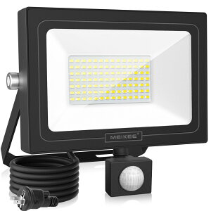 MEIKEE ŐVȈՌ^ LEDlZT[Cg hƃCg 80W 100V 30S_ 2PIN/3PINؑ։\ 邢 ȃGl 6500K F ɐl_ IP66h Op hƑ΍ ߓd΍ PSEF؍ς  L 