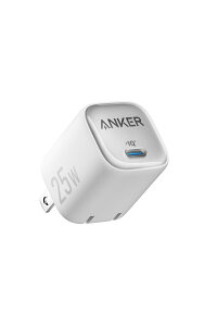 Anker Charger (25W) USB-C 急速充電器 【USB PD 対応/PSE技術基準適合/PPS規格対応】Galaxy S24 / iPhone 16 / iPad 各種 その他機器対応 (ホワイト)