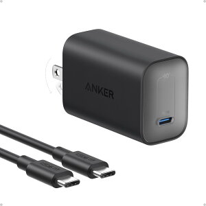 Anker Nano Charger (100W) with USB-C & USB-C P[u yP[ut/USB PDΉ/PSEZpK/܂肽ݎvOzMacBook Windows PC iPhone 15V[Y iPad Galaxy S24V[Y Android X}[gtH m[gPC
