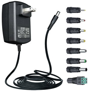 [PSEF]ANLINK 12V 3A/3000mA dA_v^[AAC 100-240V 50/60HzDC 12V 3A/3000mA 36W 5.5x2.1mmǏ[dA\8̃`bvtAZ^[vXA1.8M 20AWGOP[uň肵ď_Ɏgp