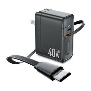 USB[d type-c 40W }[dy莮 ^CvcP[u[̌^/܂肽ݎvO/PD40ΉzUSB C Ղ[[d AhCh ACA_v^[ RZg y X}z[d PSEF