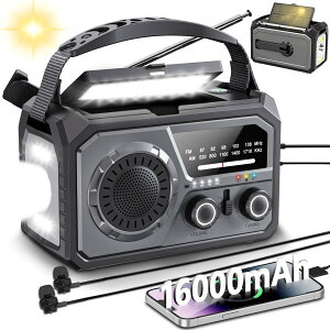 y16000mAheʁz hЃWI \[[WI  AM/FMΉ Type-C[d X}z[d Bluetooth5.3 Xs[J[ LEDCg RpX SOSA[gt @\ |[^uWI d pƖ