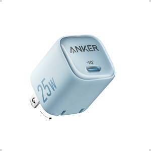 Anker Charger (25W) USB-C }[d yUSB PD Ή/PSEZpK/PPSKiΉzGalaxy S24 / iPhone 16 / iPad e ̑@Ή (u[)