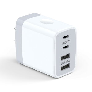 USB [d ACA_v^[ iPhone 16 }[d [PSEF/4|[g/USB-C*2USB-A*2] ACRZg }`[W[ X}z[d v30W 3A}[d [d 4|[gUSBdA_v^[ iPhoneA iPad AAnd