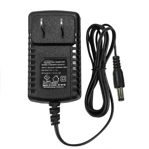YESKAMOO AC�A�_�v�^�[ �h�ƃJ�����p�d�� PSE�擾 12V1A �ėp �X�C�b�`���O���� ���艻�d�� �v���O �O�a5.5mm ���a2.1mm �P�[�v������3m (12V1A)
