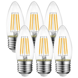 LEDd E26  S 40W` VfAd a26mm C35 dF 2700K Lhd tBgd 360° gd F NA^Cv Ή 4W ȃGl `cL