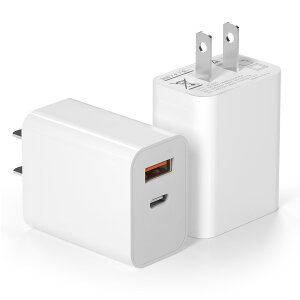 iPhone [d 2Zbg USB ^Cvc [d 20W PD }[d PSEF؍ς 2|[g 䓯[d ቷEyʁE^ iPhone 16 / 15 / 14 / 13 / 12 / 11 / X/XS/XR / 8 / 7 / SE/iPad Pro ̑USB-C&USB-A@Ή