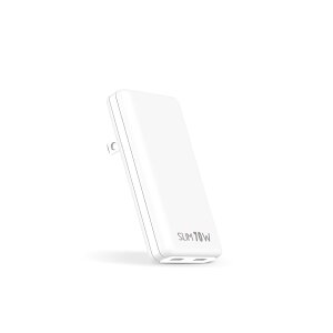 E-Power Solutions ^ 70Wo Type-C×2|[g[dy2025No[W/65WΉ/^12.8mm/GaN/PDEPPS[d/PSEK/zSLIM 70W 2C (White)