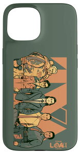 iPhone 15 Marvel Loki Season 2 TVA Group Shot Vintage Style Poster �X�}�z�P�[�X