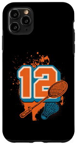 iPhone 11 Pro Max 12th Birthday Boy Badminton Player Badminton 12 Years Old �X�}�z�P�[�X