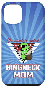 iPhone 13 Coolest Ringneck Parrot Mom I �O���[�� �C���f�B�A�� �����O�l�b�N �X�}�z�P�[�X