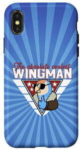 iPhone X/XS Coolest Wingman Parrot I �s�[�`�t�F�C�X �u���[ ���u�o�[�h �X�}�z�P�[�X
