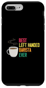 iPhone 7 Plus/8 Plus 左利きのバリスタに最適な、コーヒー愛好家のためのコーヒーメーカー・ツール スマホケース