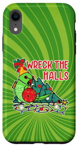 iPhone XR Parrot Wrecks The Halls I �O���[�� �C���f�B�A�� �����O�l�b�N �X�}�z�P�[�X