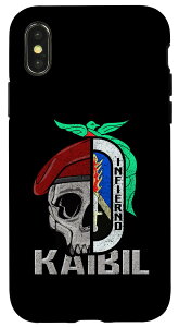 iPhone X/XS Kaibil Kaibiles �X�y�V�����t�H�[�X �O�A�e�}�����R �p�g���I�b�g �X�}�z�P�[�X