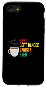 iPhone SE (2020) / 7 / 8 左利きのバリスタに最適な、コーヒー愛好家のためのコーヒーメーカー・ツール スマホケース