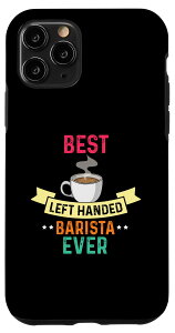 iPhone 11 Pro 左利きのバリスタに最適な、コーヒー愛好家のためのコーヒーメーカー・ツール スマホケース