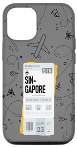 iPhone 13 SINGAPORE SIN Boarding Pass Air Flight Ticket City Plane �X�}�z�P�[�X