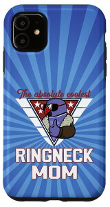 iPhone 11 Coolest Ringneck Parrot Mom I Violet �C���f�B�A�������O�l�b�N �X�}�z�P�[�X
