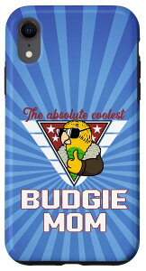 iPhone XR Coolest Budgie Parrot Mom I �C�G���[ �Z�L�Z�C�C���R�L �X�}�z�P�[�X
