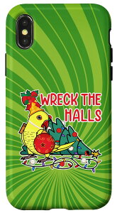 iPhone X/XS Parrot Wrecks The Halls I �C�G���[ �C���f�B�A�� �����O�l�b�N �X�}�z�P�[�X