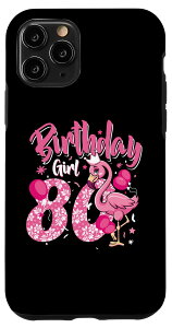 iPhone 11 Pro 80th Birthday Gift Flamingo Fan 80 Year Old Girls 80th Bday �X�}�z�P�[�X