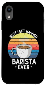 iPhone XR 左利きのバリスタに最適な、コーヒー愛好家のためのコーヒーメーカー・ツール スマホケース