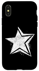 iPhone X/XS Y2K Aesthetic Star �u���b�N&�z���C�g �}�u�����O ���B���e�[�W ���g�� �X�}�z�P�[�X