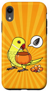 iPhone XR Parrot Wants Seeds Not Candy I �C�G���[ �C���f�B�A�� �����O�l�b�N �X�}�z�P�[�X