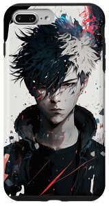 iPhone 7 Plus/8 Plus �A�j�� ���N �A�C�G�X�e�e�B�b�N �J���C�C K-POP ���ۓI ���� Anime Boy Aesthetic �X�}�z�P�[�X