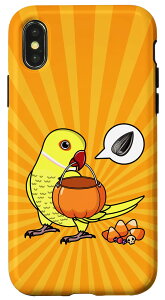 iPhone X/XS Parrot Wants Seeds Not Candy I CG[ CfBA OlbN X}zP[X