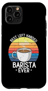 iPhone 11 Pro 左利きのバリスタに最適な、コーヒー愛好家のためのコーヒーメーカー・ツール スマホケース