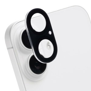 iFace iPhone 16 / 16Plus ��p �J���������Y �ی�J�o�[ �����K���X (�u���b�N)�yiphone16 iphone16plus 16�v���X �J���������Y�v���e�N�^�[ �J���������Y �J�o�[ �J�����t�B���� �J���� �����Y�ی� �\��