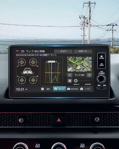 ruiya 反射防止フィルム 新型 ホンダ シビックタイプr fl5 カーナビ 9インチ ガラスフィルム fl5 シビックタイプr ディスプレイオーディオ 9インチ カーナビ 保護フィルム 傷防止 9H 指紋防止 汚