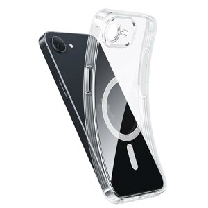 NIMASO iPhone 16e p P[XyMagSafeANZT[Ή ϖh~z h~ ϏՌ Phone 16e Ή h~ ^ CX[dΉ Xgbvz[t ACtH16e Ήi6.1C`j X