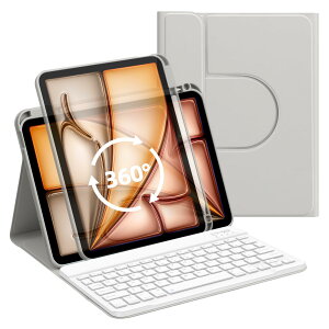 2025 iPad Air第7世代(M3)&iPad Air第6世代(M2) 11インチ適用 キーボード ケース 2025 iPad Air 11inch(M3)/iPad Air第4/5/6世代/iPad Pro 11 第1/2/3/4世代通用 一台三用ケース 横置き 縦置き 分離式ケース ワイヤレス