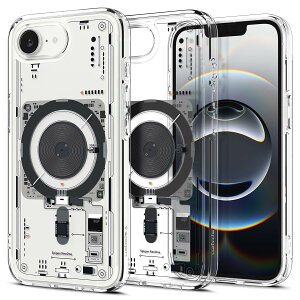Spigen iPhone 16e P[X yMagSafezANZT[Ή }Olbg  Xgbvz[ ̓Ivg ČRMILKi EgEnCubhE}OtBbg ACS09143 (lIE)