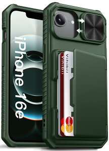 Vihibii iPhone 16e pP[X J[h[ (4) w[RFIDubLO] JYی iphone16e ČRMILKi擾 Jo[ ϏՌ ~ zt ACtH16e X}zP[X (O[)