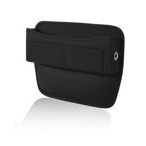 benrii シートサイドポケット 車 隙間収納 助手席 運転席 小物落下防止 カー用品 便利グッズ 防水PU革 ブラック