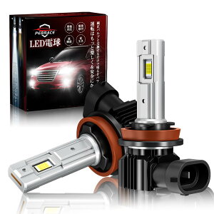 Perrace H8 H11 H16 LEDtHOv 40W 15000LM 6500K zCg Px ̌^ ɐ ԌΉ h8 led tHO 3570CSP `bv IP68h 2Zbg