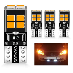 Aunvista T10 LED  4 ou 6500Kԗp LED T10 W5W ԌΉ ɐ 10SMD DC12V ԗp [v/|WV/CZXv/io[/[^[v (CG[)