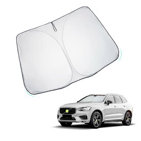 HUAHAO 新型 ボルボ XC60専用サンシェード 車 フロント ボルボ XC60 シェード UVカット 日よけ 車中泊 車用サンシェード フロントガラスサンシェード ボルボ XC60 アクセサリー 遮光 断熱 シート