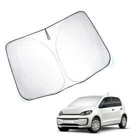 HUAHAO 新型 フォルクスワーゲン up専用サンシェード 車 フロント ワーゲン up シェード UVカット 日よけ 車中泊 車用サンシェード フロントガラスサンシェード フォルクスワーゲン up アクセサ