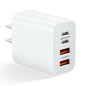 [d 20W PD }[d (USB-CUSB-A) 4|[g yPSEF؍ς݁z USB[d ^CvC ACA_v^[ X}z dA_v^[ iPhone/iPad/Xperia/GALAXY/Android ̑e@Ή