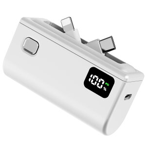 y2025ƊEo&22.5W}[dz oCobe[ ^ e 5000mAh MFiKF (LightningRlN^[ & ^CvCRlN^[) LEDcʕ\ X}z[d }[d gя[d PSEF؍