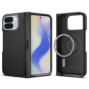 Spigen Pixel 10 Pro Fold P[X qWی MafsafeΉ }bgdグ Vv ϋv XA[}[ v }OtBbg ACS09741 (ubN)