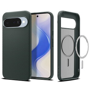 Spigen Pixel 10 / 10 Pro �P�[�X Magsafe�Ή� �}�b�g�d�グ TPU ���^ �w��h�~ �o���p�[ �ϏՌ� �ČRMIL�K�i ���L�b�h�G�A�E�}�O�t�B�b�g ACS09696 (�A�r�X�E�O���[��)