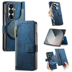 Galaxy Z Fold7 P[X 蒠^ MagSafeΉ Samsung MNV[ZtH[h7 / SC-56F / SCG34  Jo[  X}zP[X RFIDCh~ z^ J[h[ t@Xi[|Pbg Be[W U